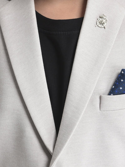 Grey Blazer with 3 Pocket Styling