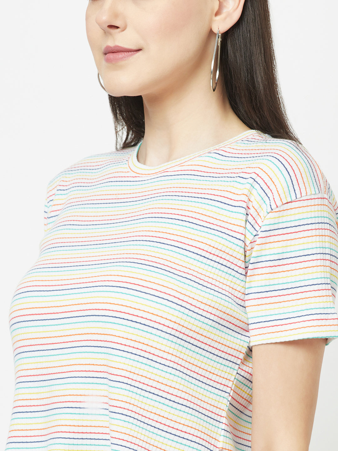  Light Rainbow Striped T-Shirt