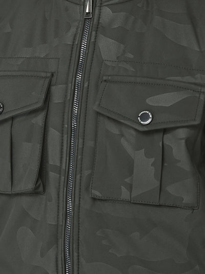  Olive Camouflage Bomber Jacket