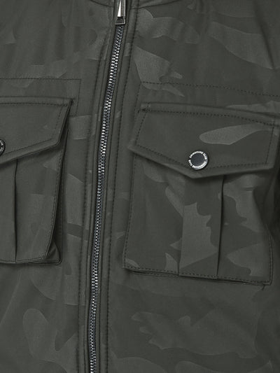  Olive Camouflage Bomber Jacket