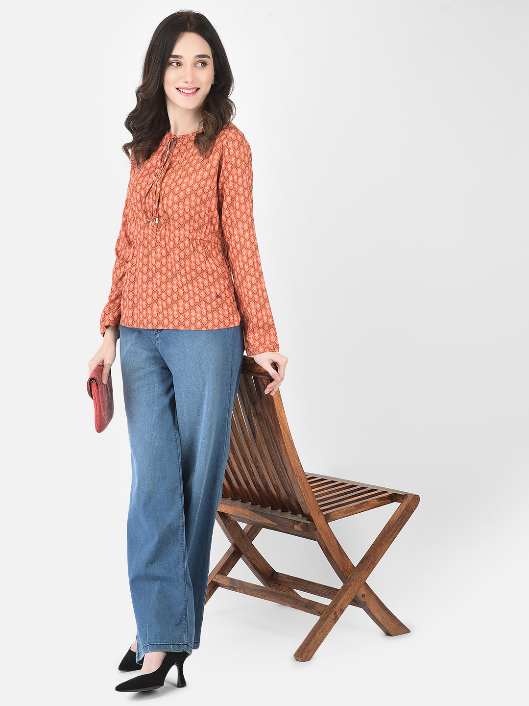 Orange Empire Top - Women Tops