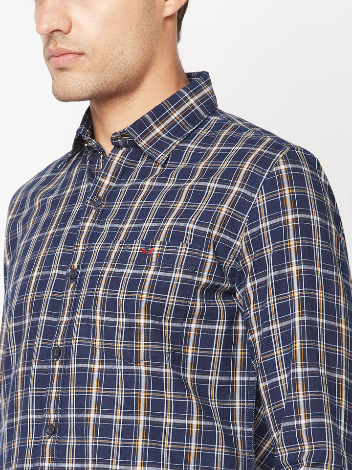  Beige Checkered Shirt