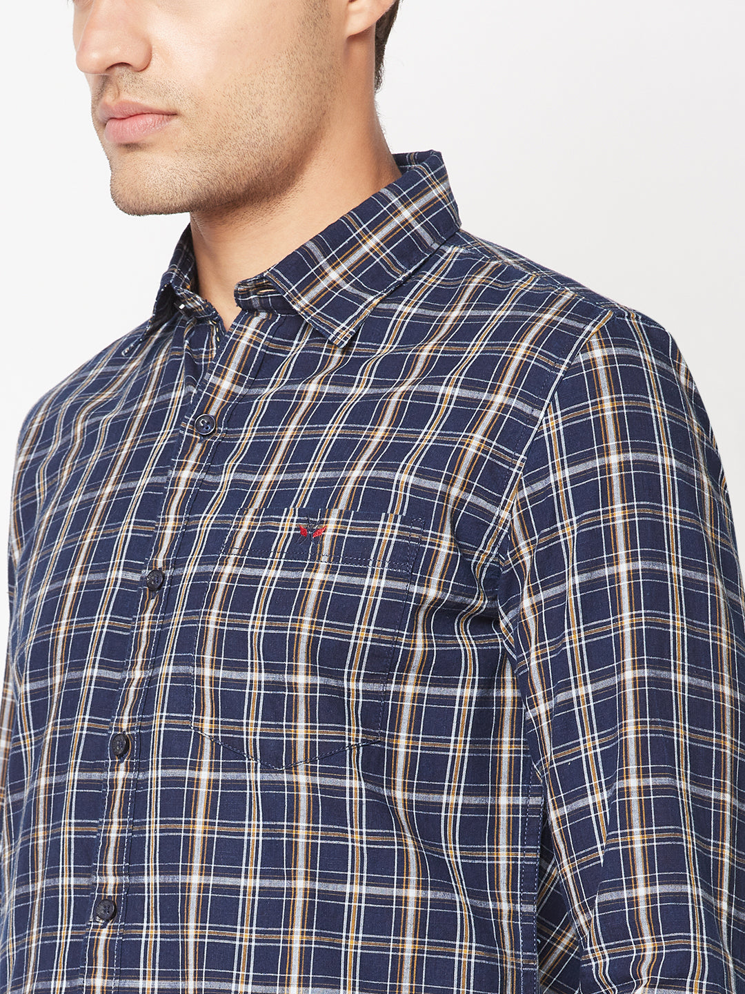  Beige Checkered Shirt
