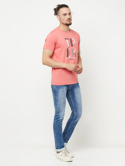 Blue Heavy Fade Jeans - Men Jeans