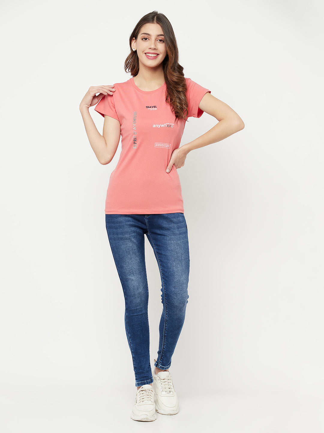 Blue Light Fade High Waist Jeans - Women Jeans