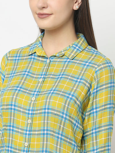 Yellow Shirt in Checks