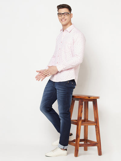 Pink Floral Shirt - Men Shirts