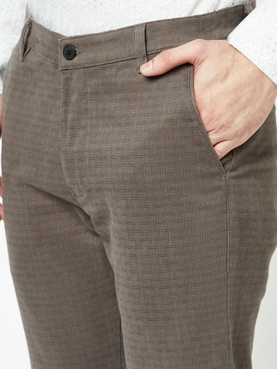 Grey Printed Trousers