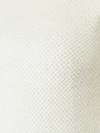  White Knitted Sweater 