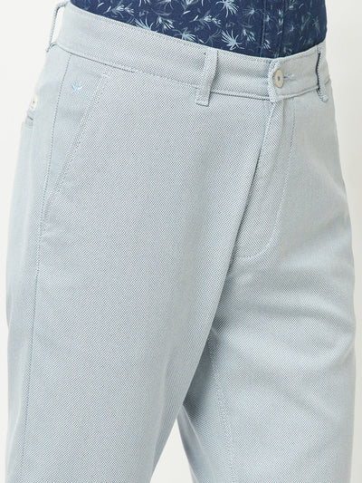  Light Blue Business Trousers