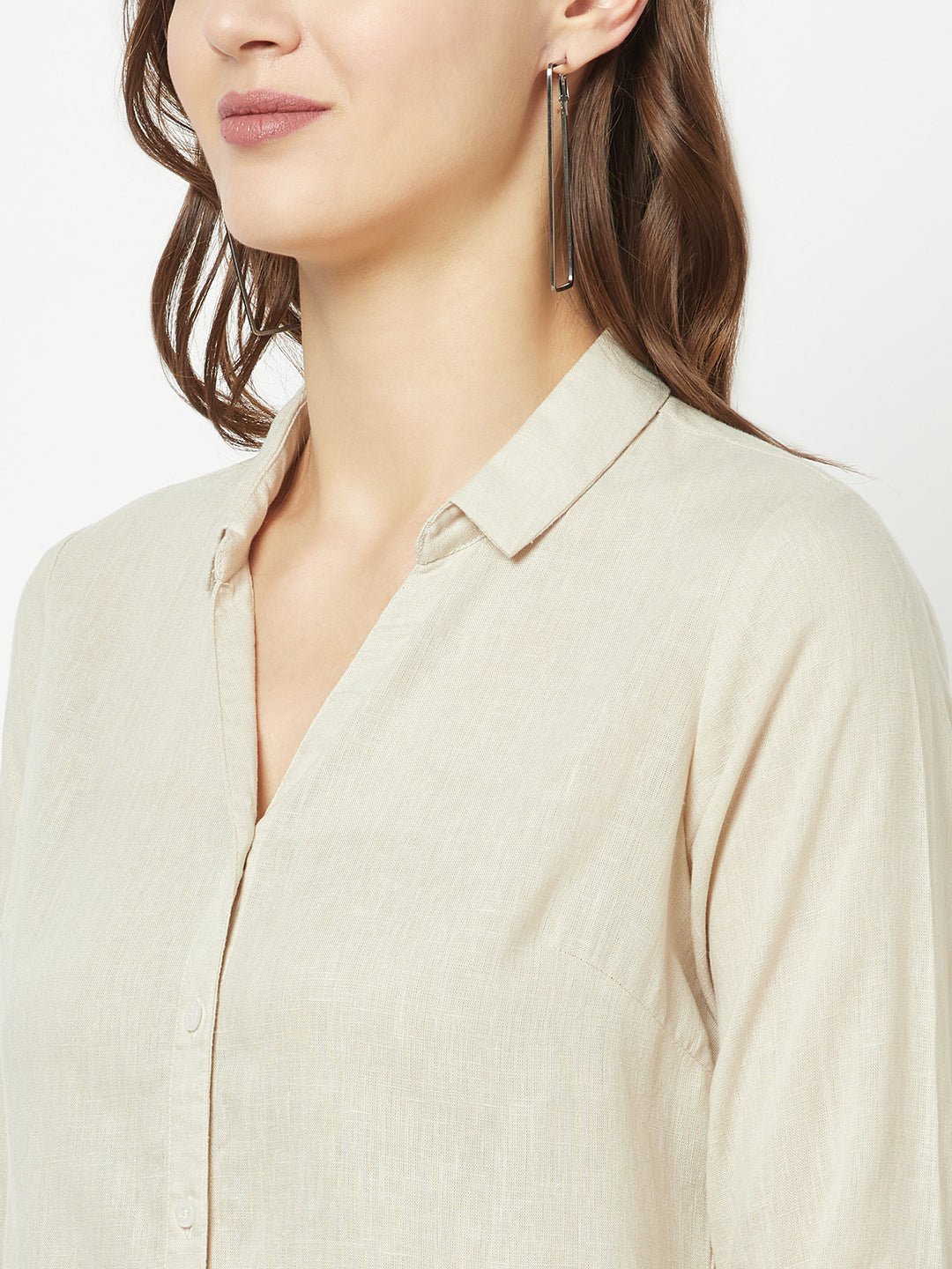  Fawn Slim-Fitting Shirt