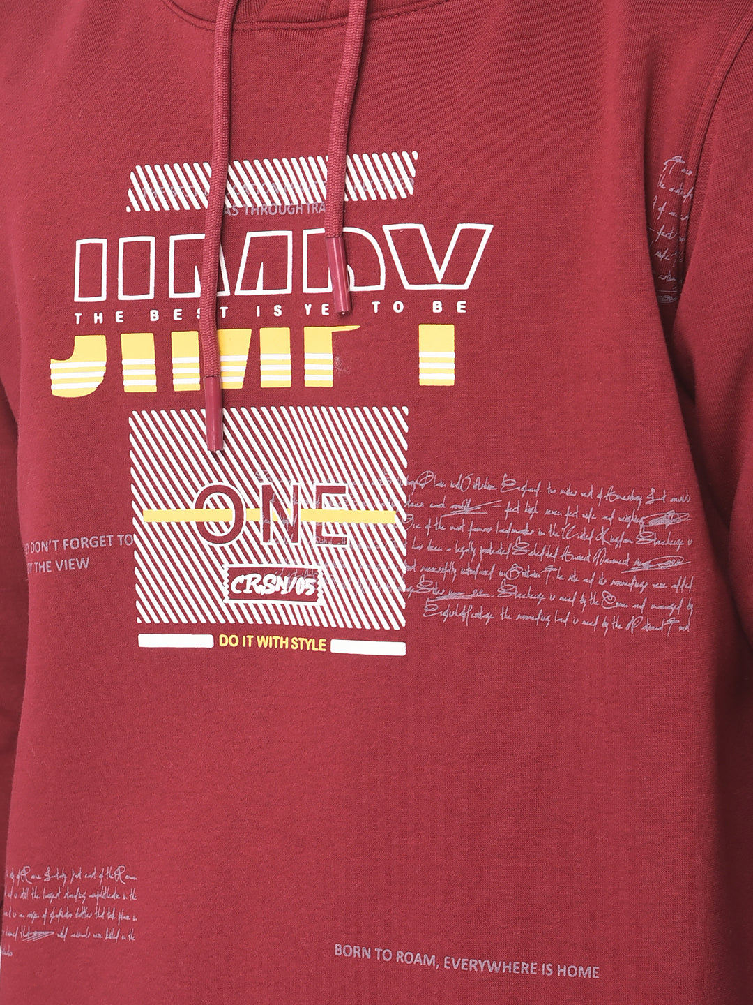  Maroon Jimpy Graphic Sweatshirt