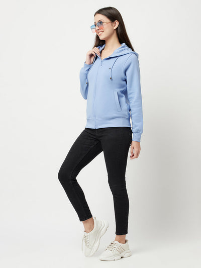  Blue Zipper Sweatshirt 