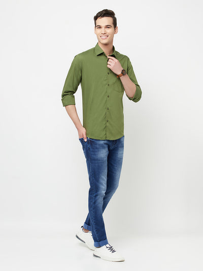 Olive Shirt - Men Shirts