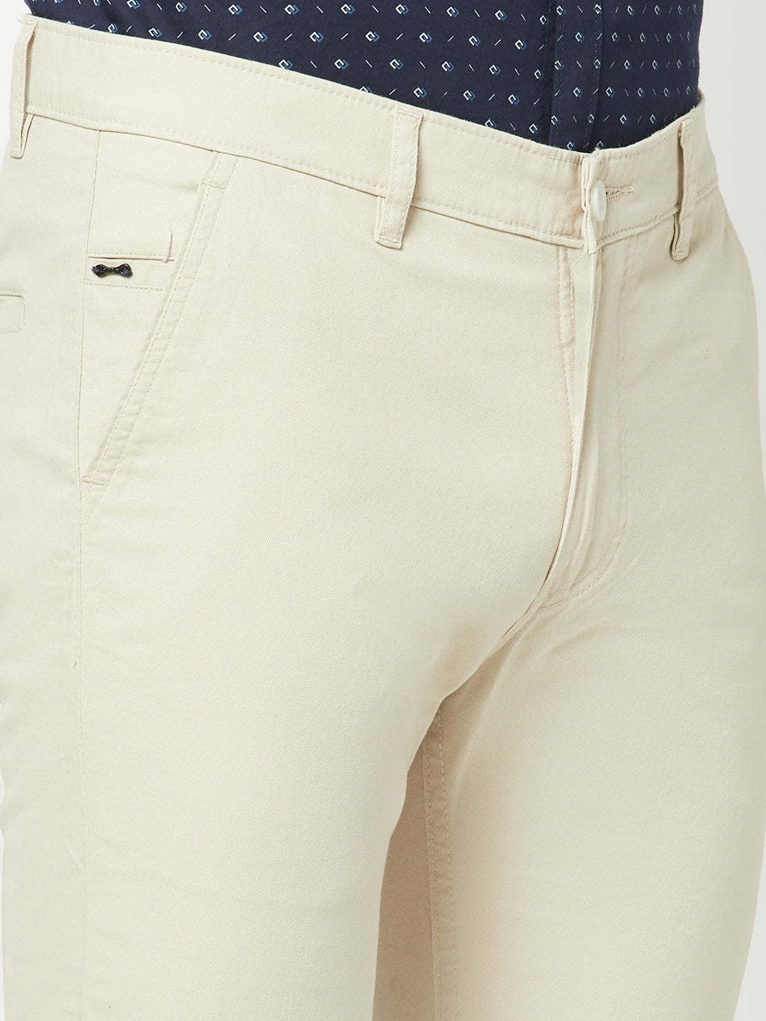  Cream Business Trousers