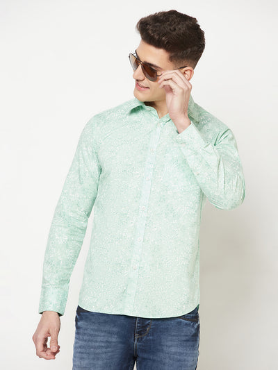 Green Casual Shirt - Men Shirts