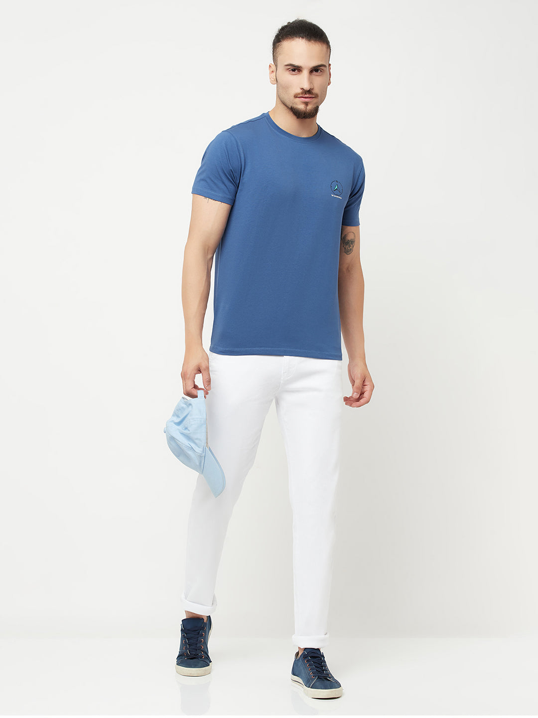 White Casual Trousers - Men Trousers