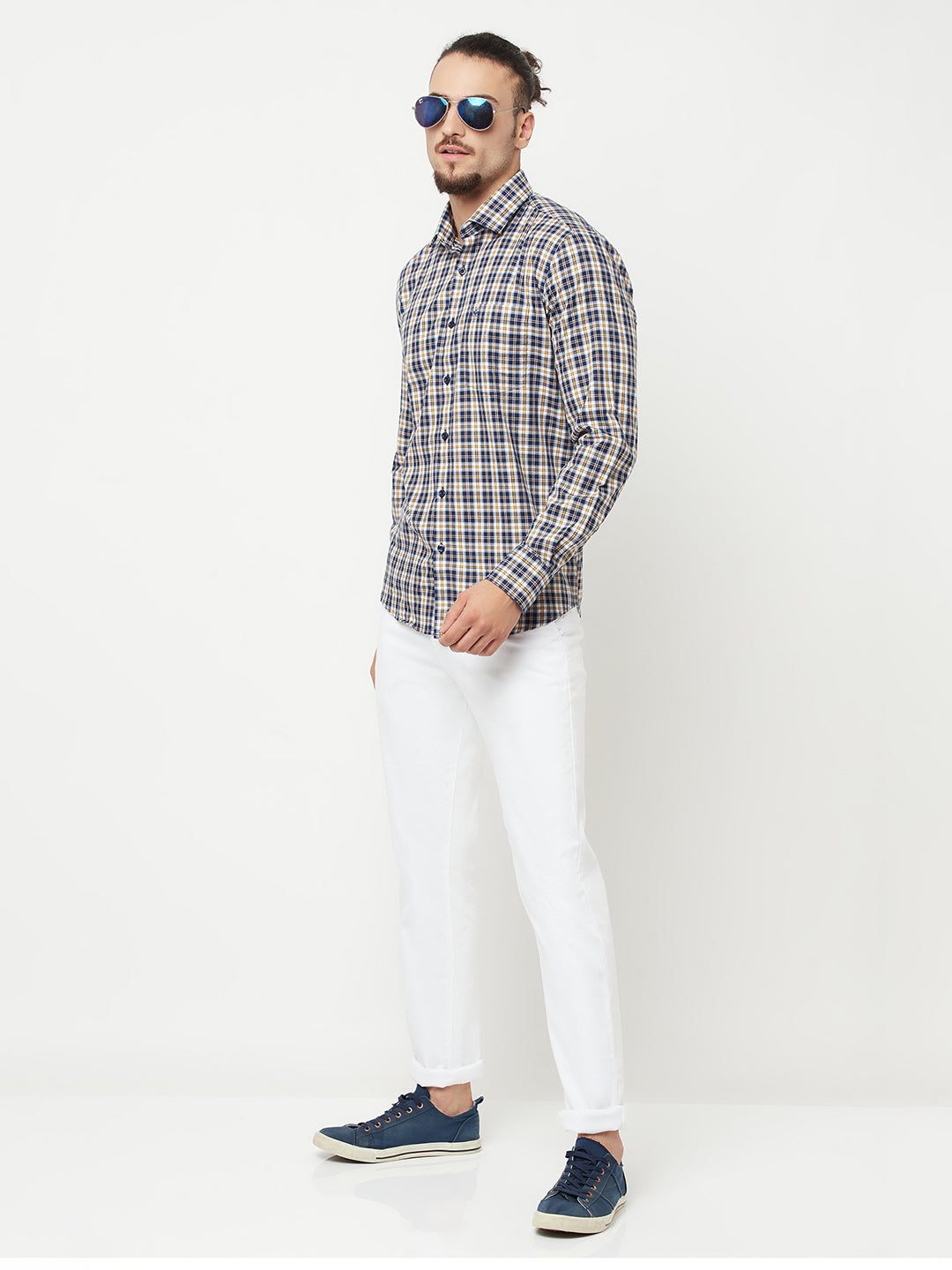Multi-Color Checked Casual Shirt - Men Shirts