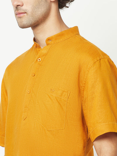  Simplistic Mustard Kurta