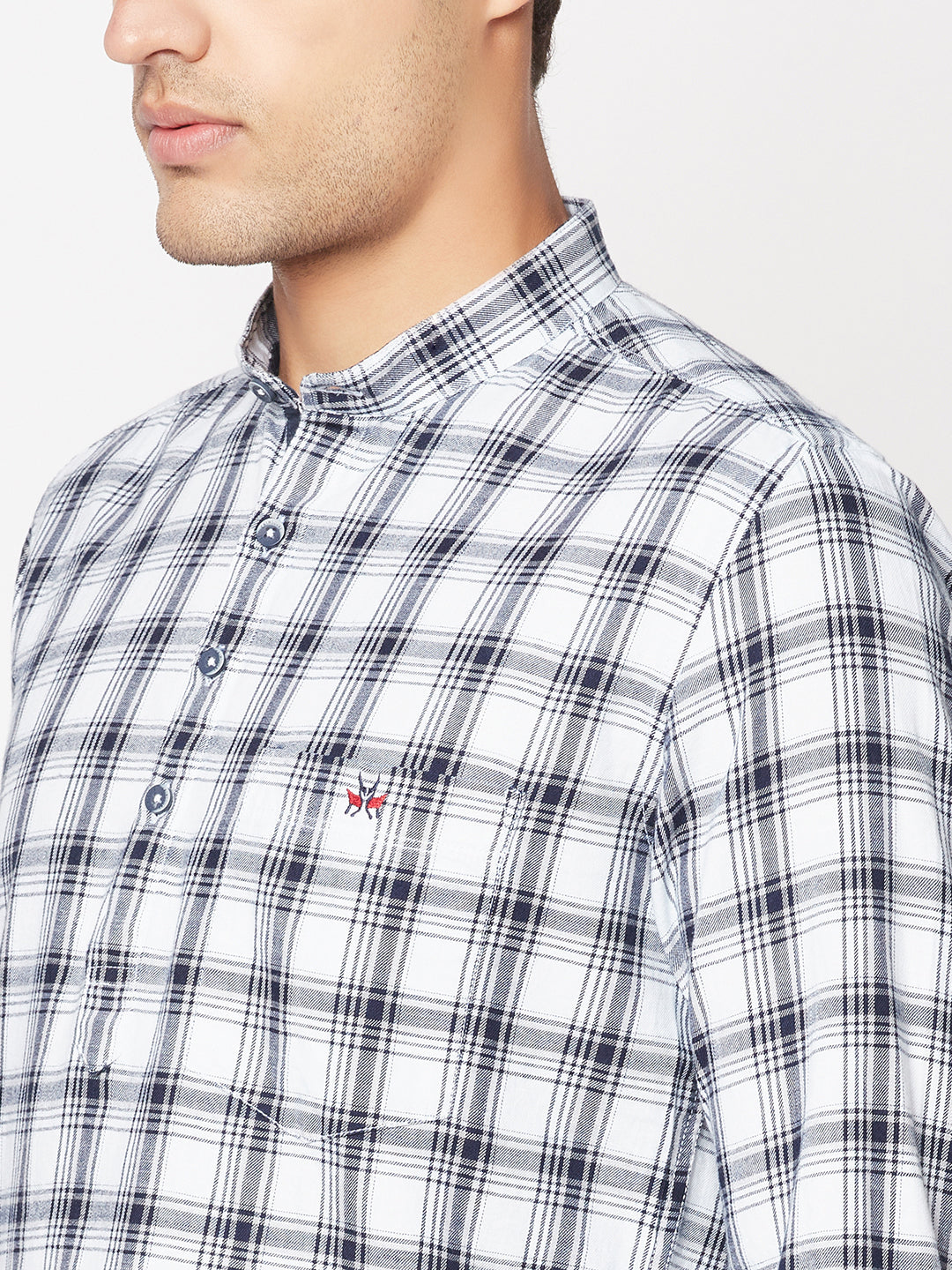  White Checkered Shirt