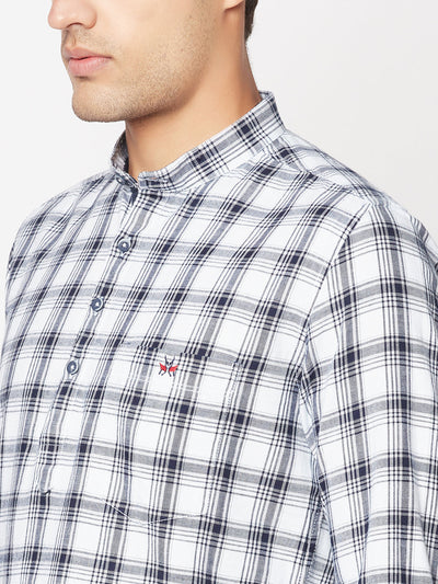  White Checkered Shirt