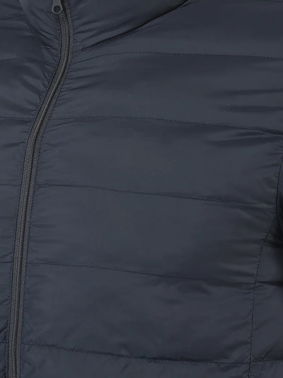  Puffer Jacket in Navy Blue Color