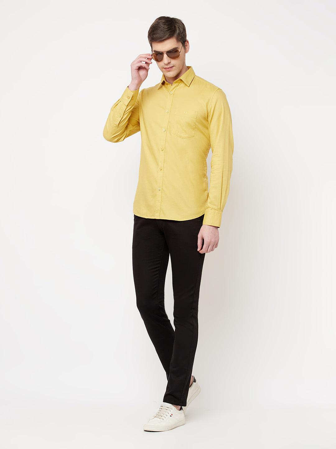 Yellow Casual Shirt - Men Shirts