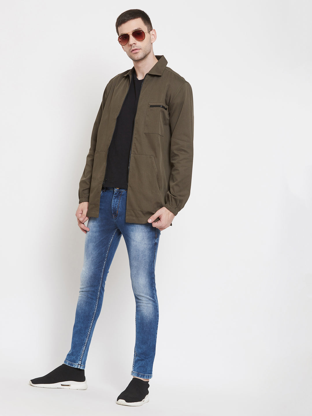 Full Sleeves Shacket - Men Shackets