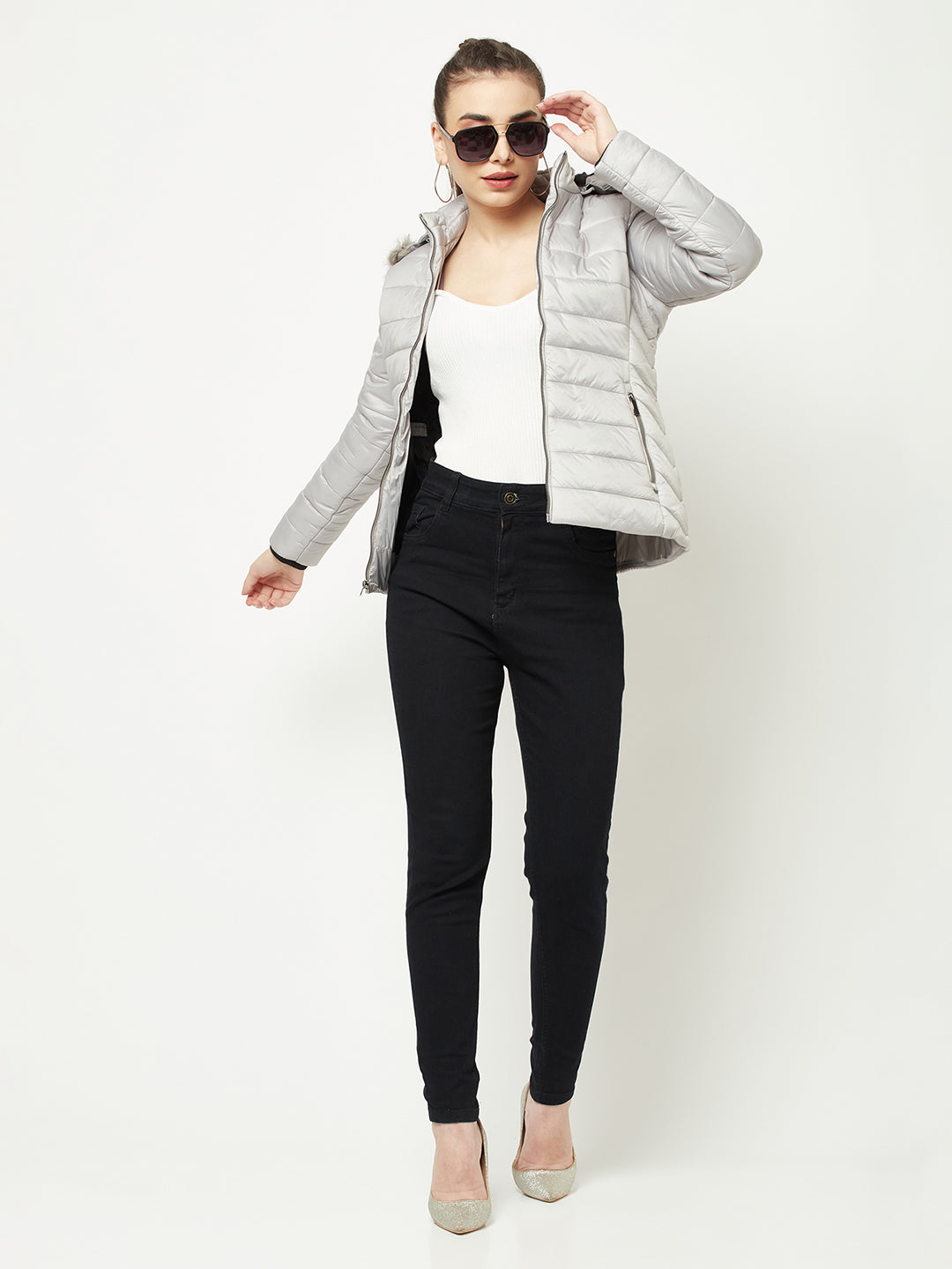   Silver Padded Jacket