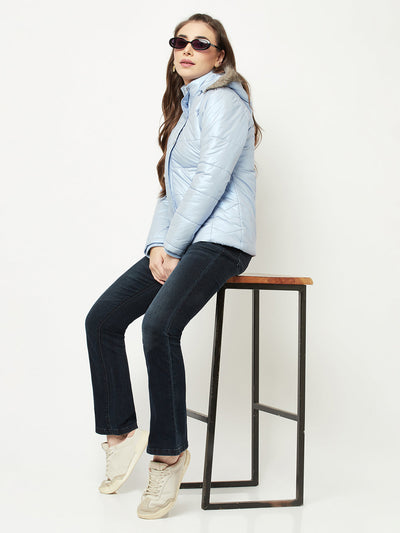   Light Blue Padded Jacket