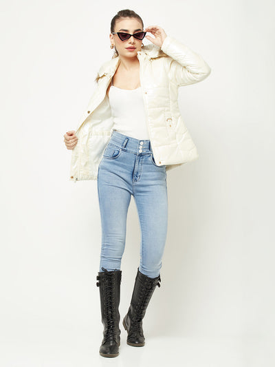   Cream Padded Jacket