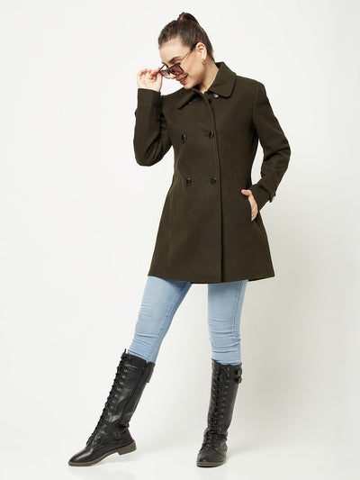  Olive Over-Coat