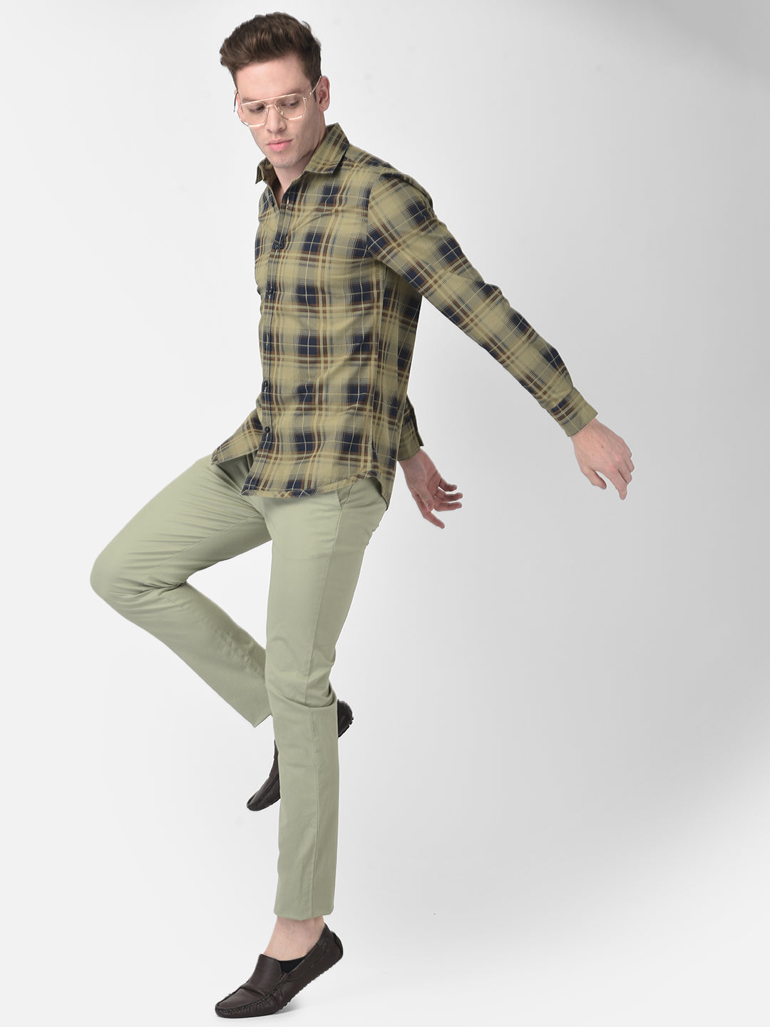 Olive Reversible Shirt-Men Shirts-Crimsoune Club