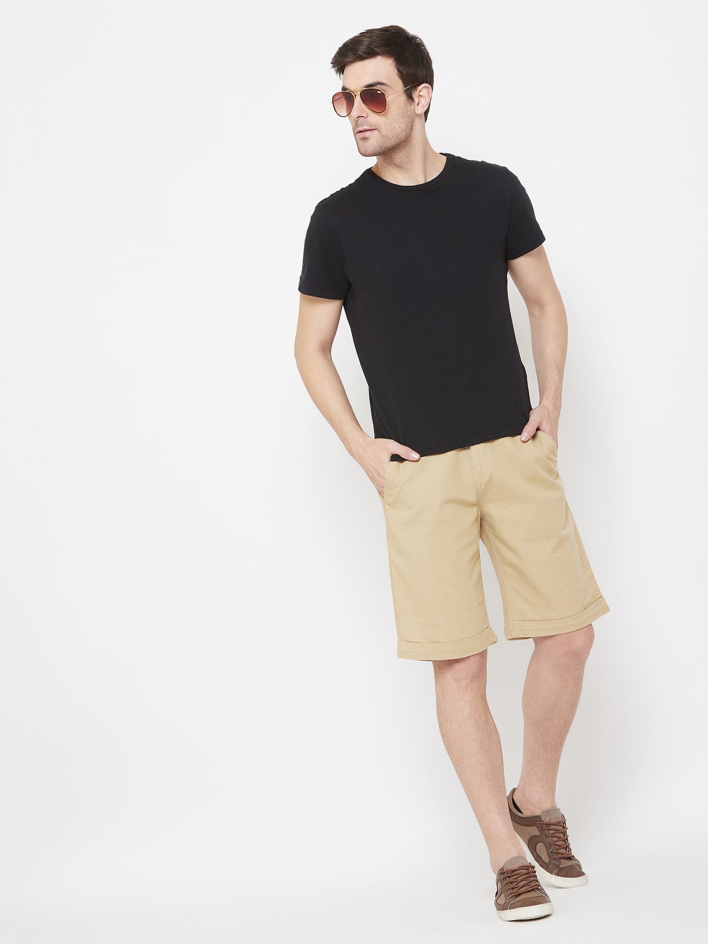 Khaki shorts - Men Shorts