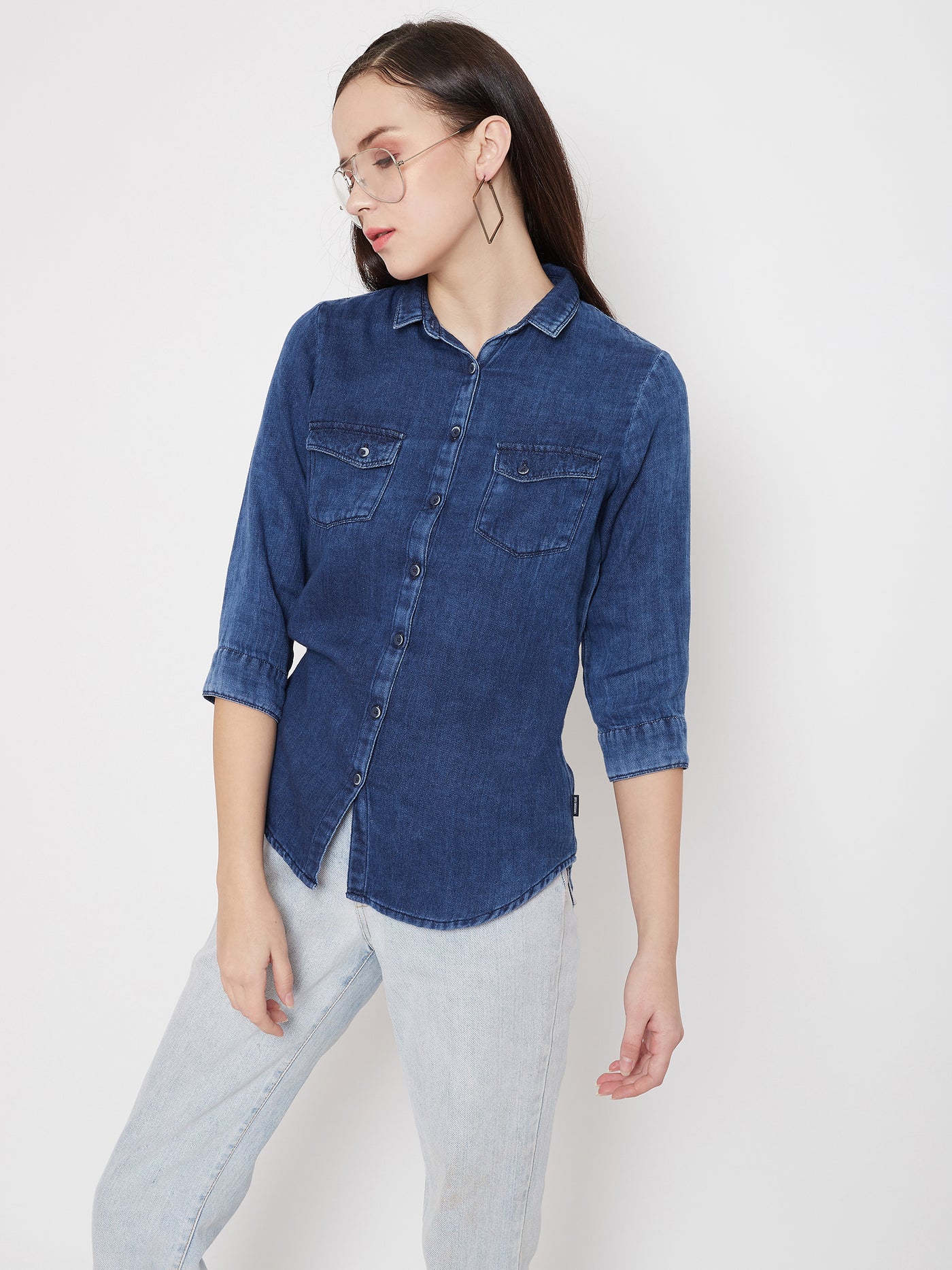 Denim Casual Shirt - Women Shirts