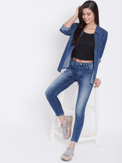 Denim Stonewash Skinny fit - Women Jeans