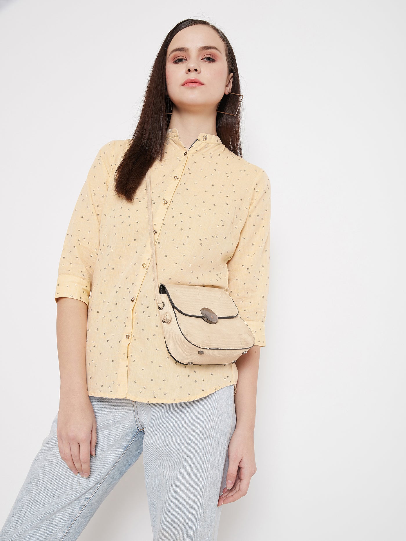 Printed Slim Fit Casual Shirt - Women Shirts