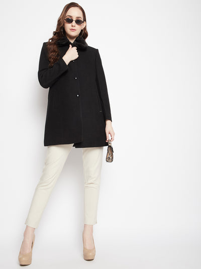 Black Longline Blazer - Women Blazer