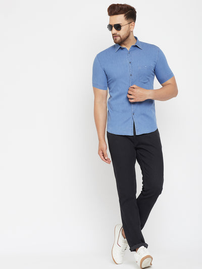 Blue Shirt - Men Shirts