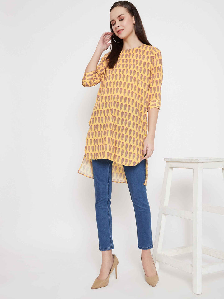 Asymmetrical tunic