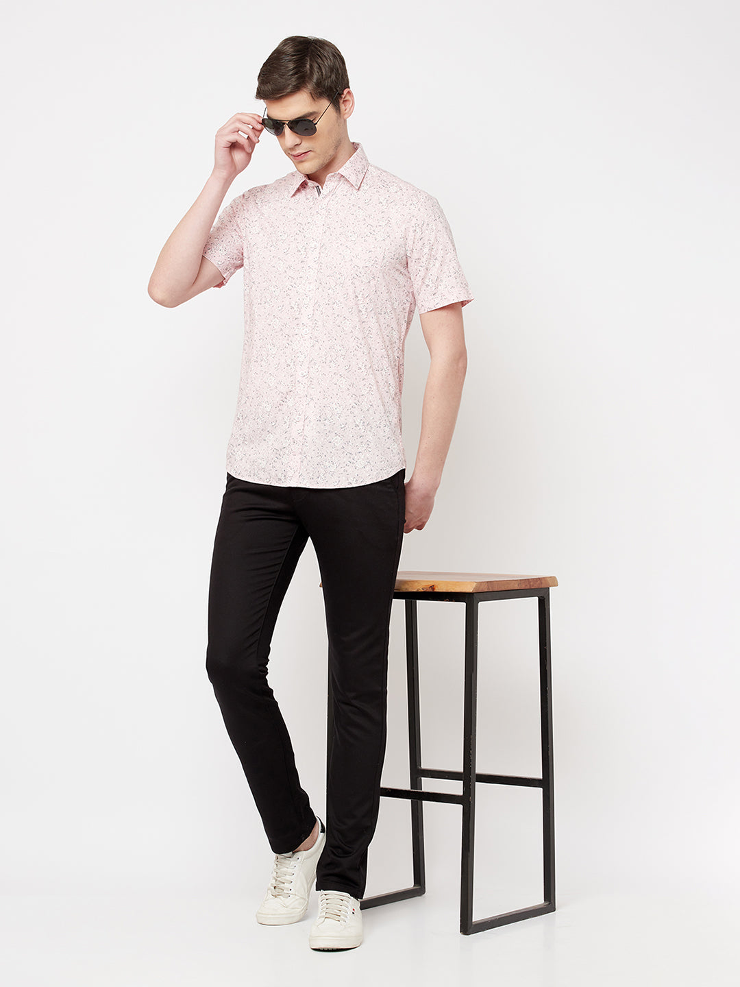 Pink Floral Shirt - Men Shirts