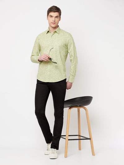 Green Floral Shirt - Men Shirts