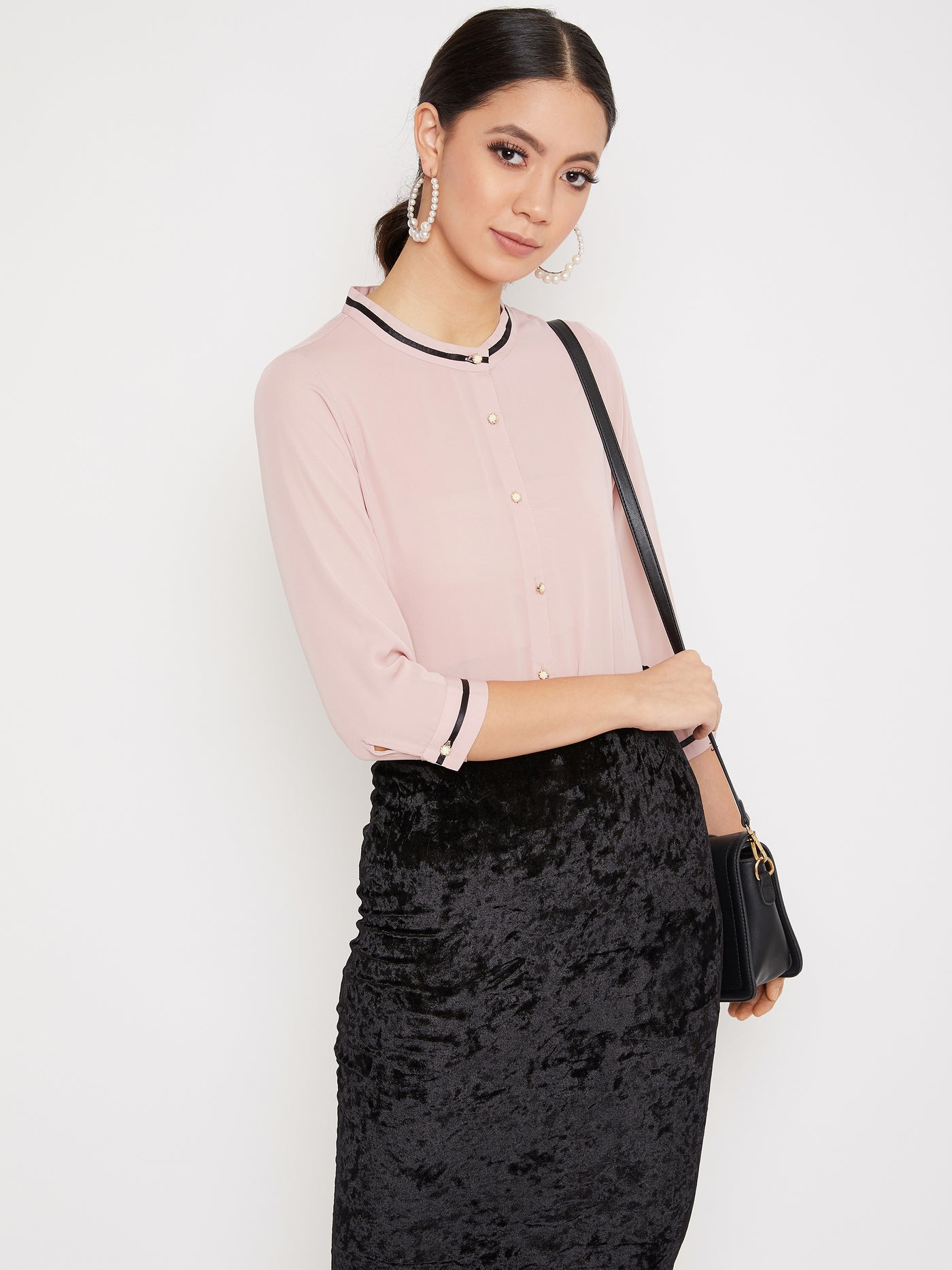 Pink Casual Top - Women Tops