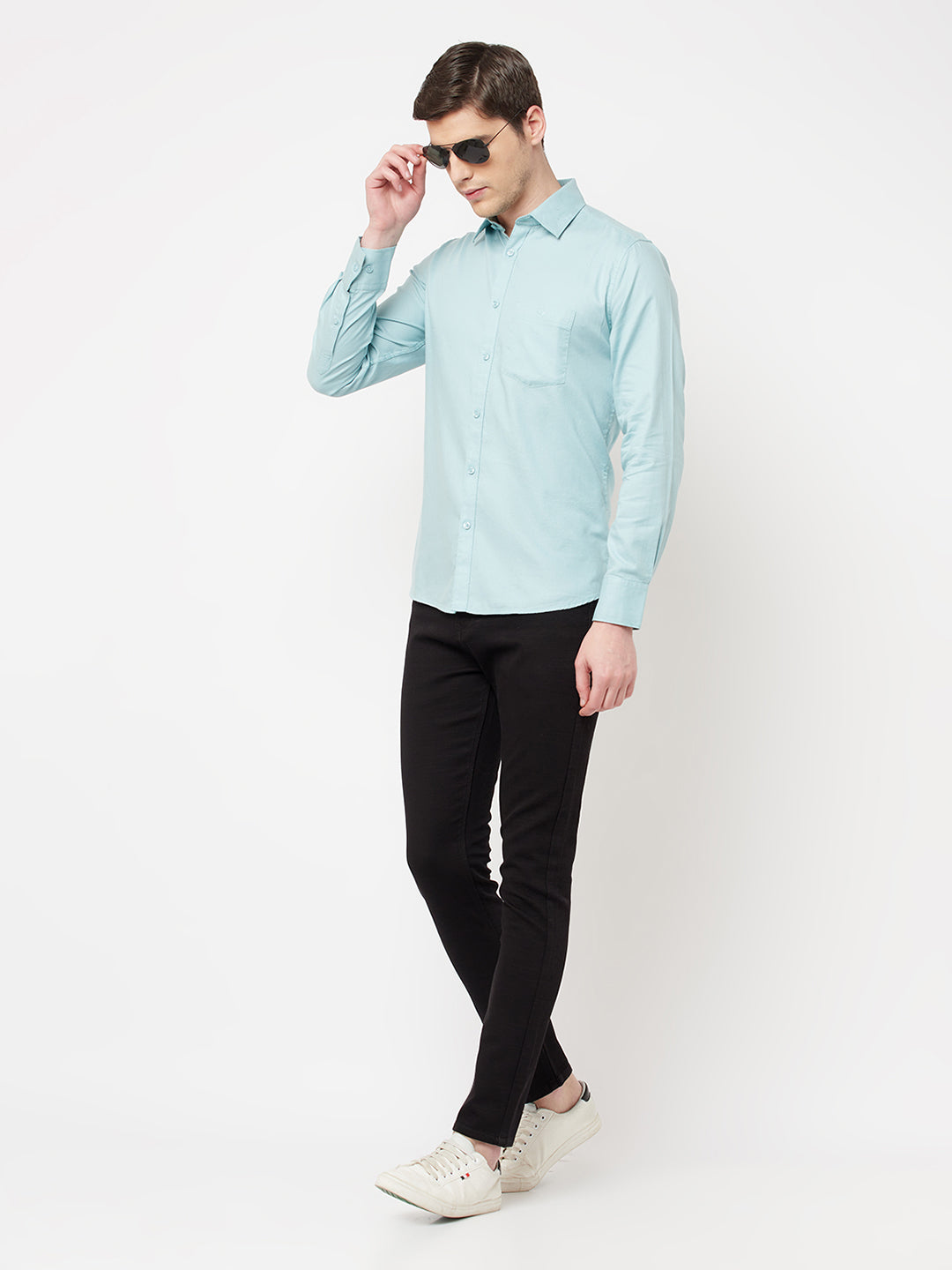 Blue Casual Shirt - Men Shirts