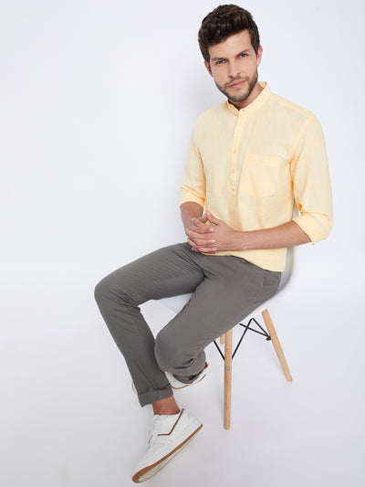 Yellow Kurta - Men Kurtas