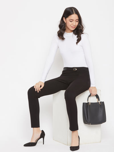 Black Smart fit Trousers - Women Trousers