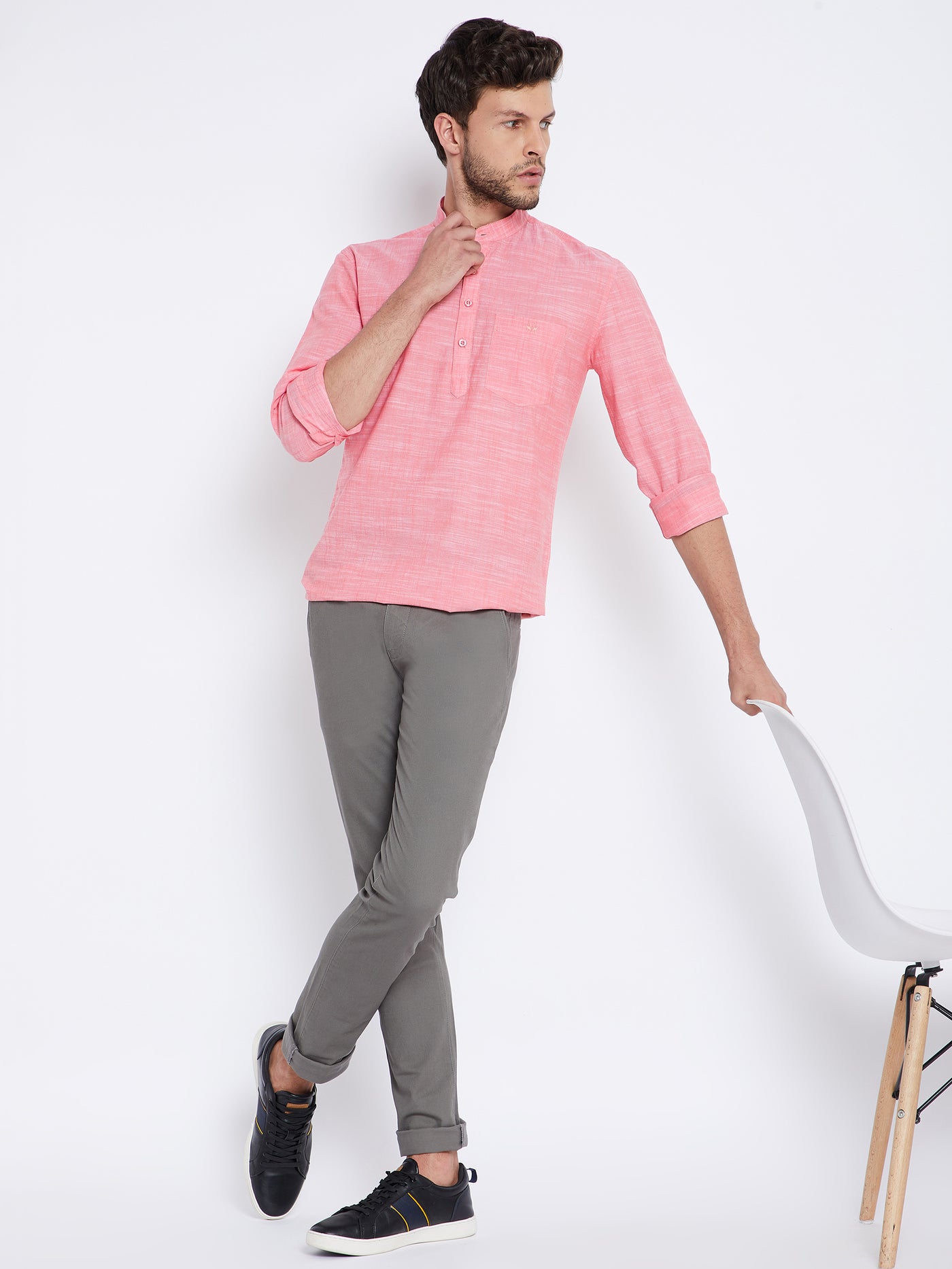 Pink Kurta - Men Kurtas