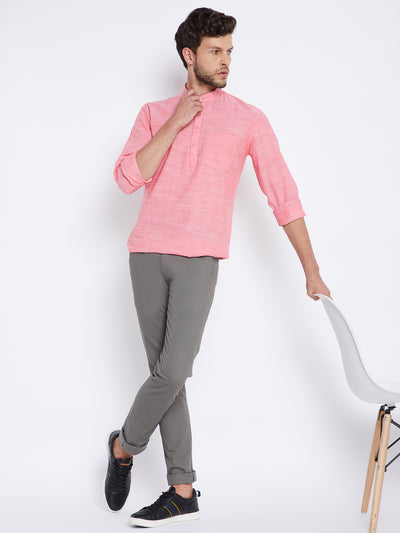 Pink Kurta - Men Kurtas