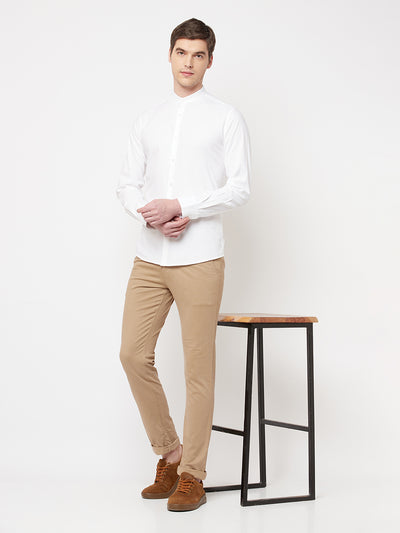 White Casual Shirt - Men Shirts