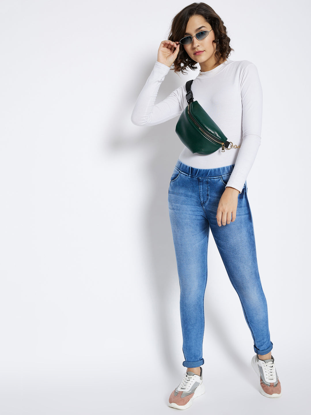 Blue Skinny Fit Jeans - Women Jeans